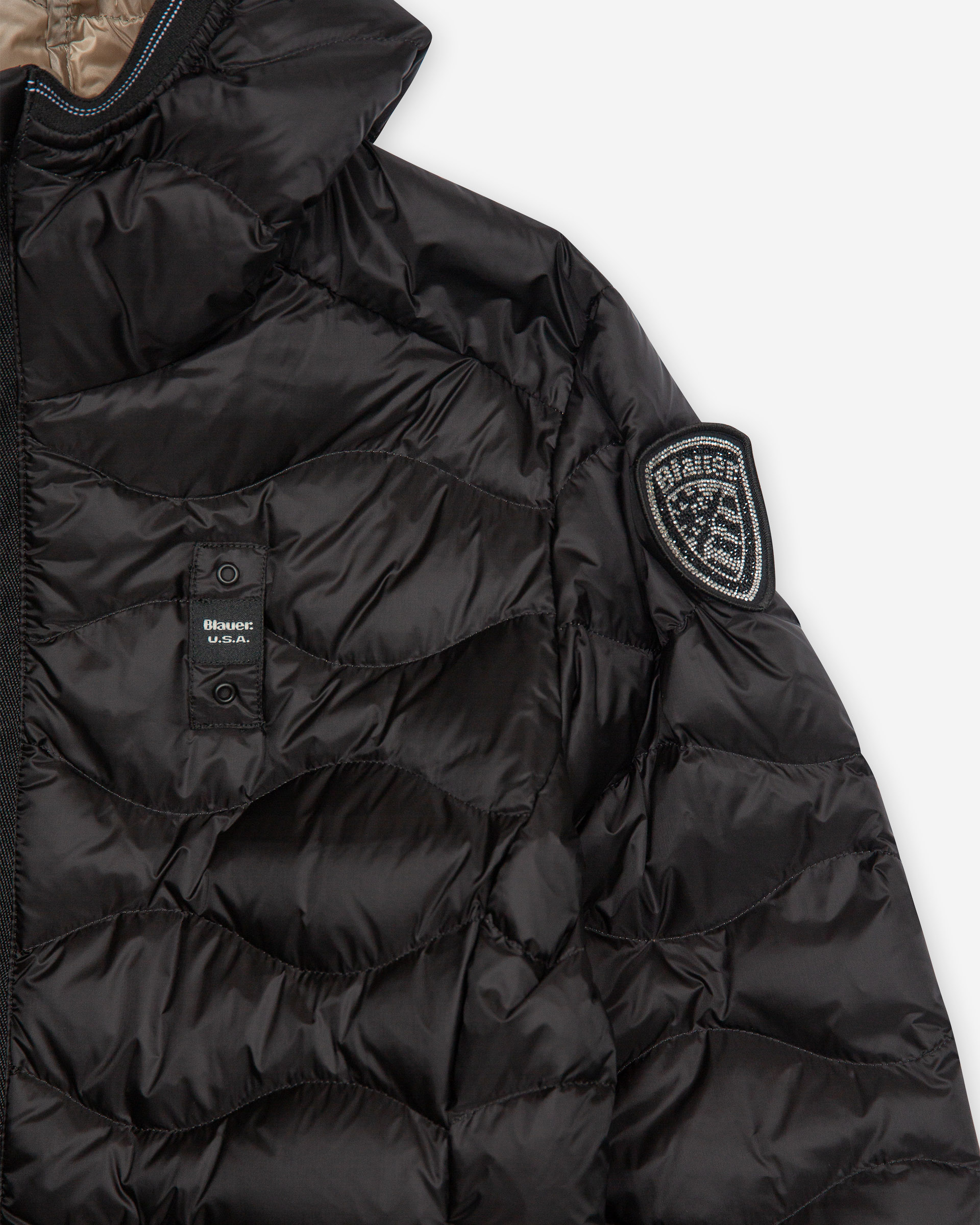 Blauer Puffer jacket