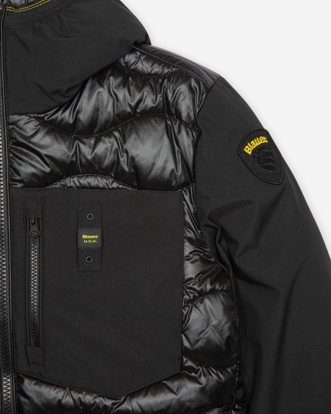 Blauer Puffer jacket