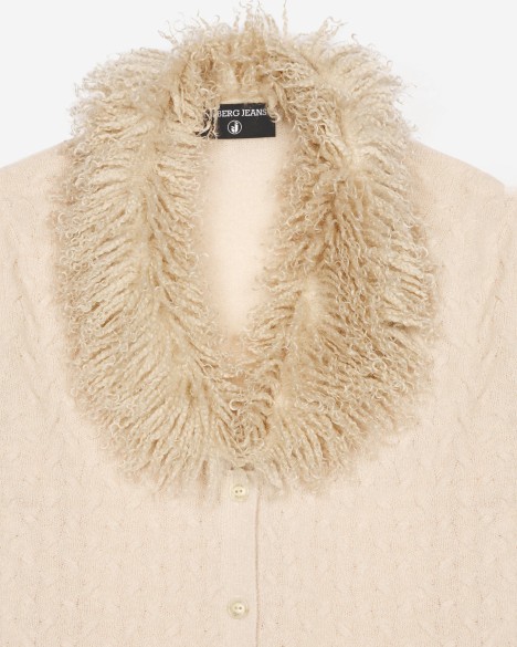 Cappotto lavorato a maglia Iceberg Jeans