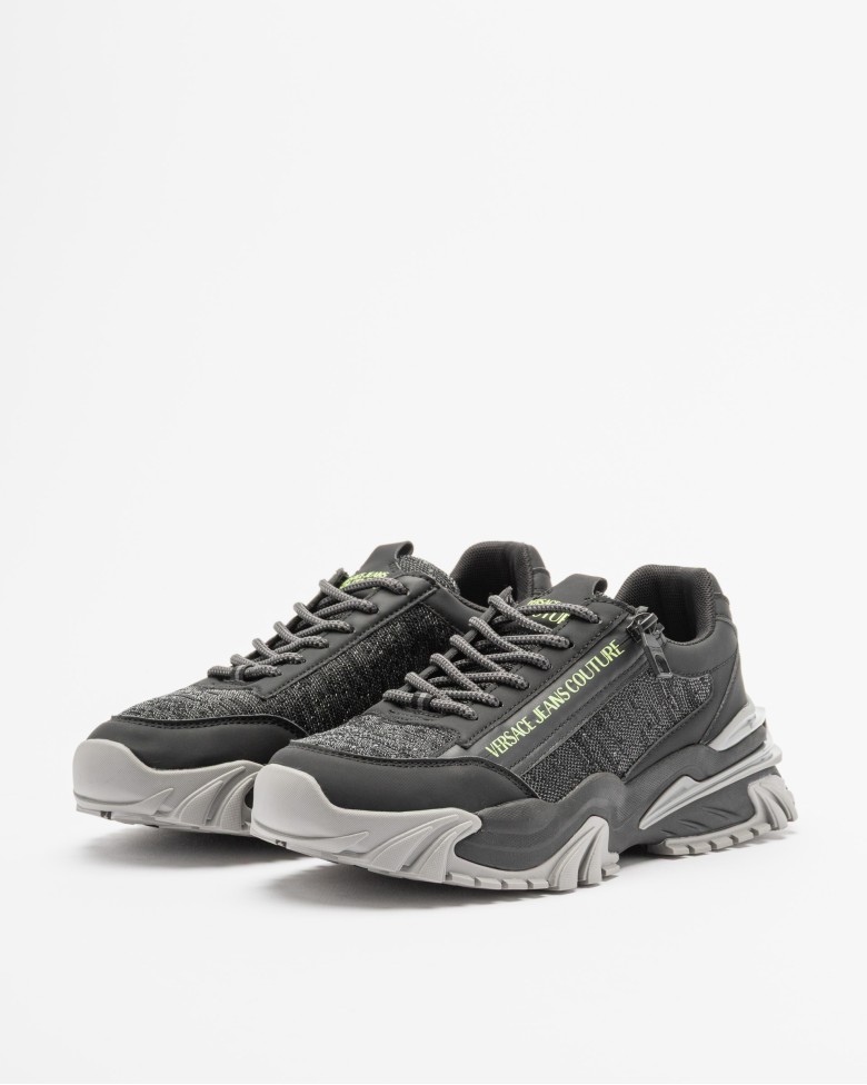 Versace Jeans Couture New Trail Trek Gray Sneakers - 492-A3SI5C-08