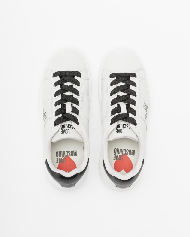Weie Sneakers Love Moschino