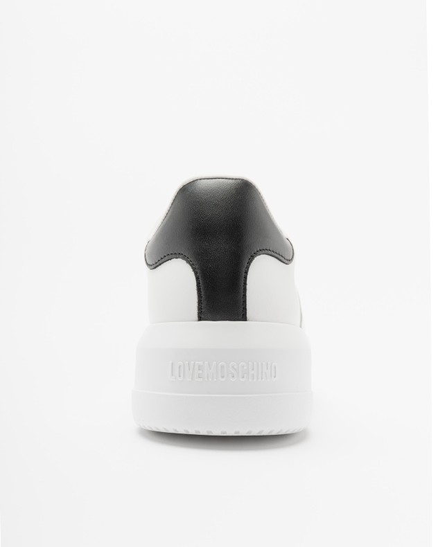 Weie Sneakers Love Moschino
