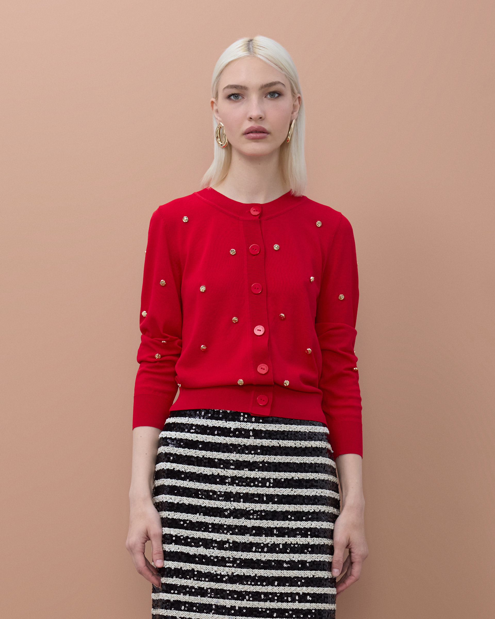 Cappotto lavorato a maglia Maite by Lola