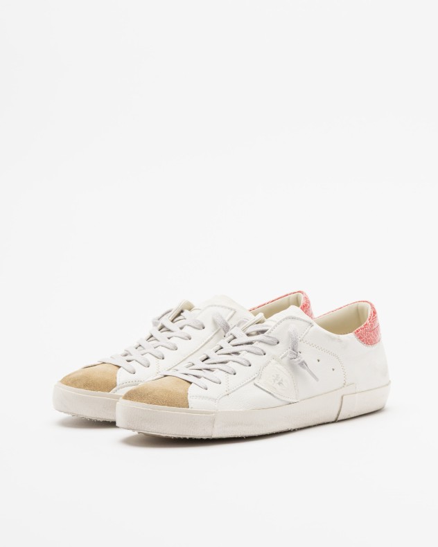 Baskettes blanches Philippe Model