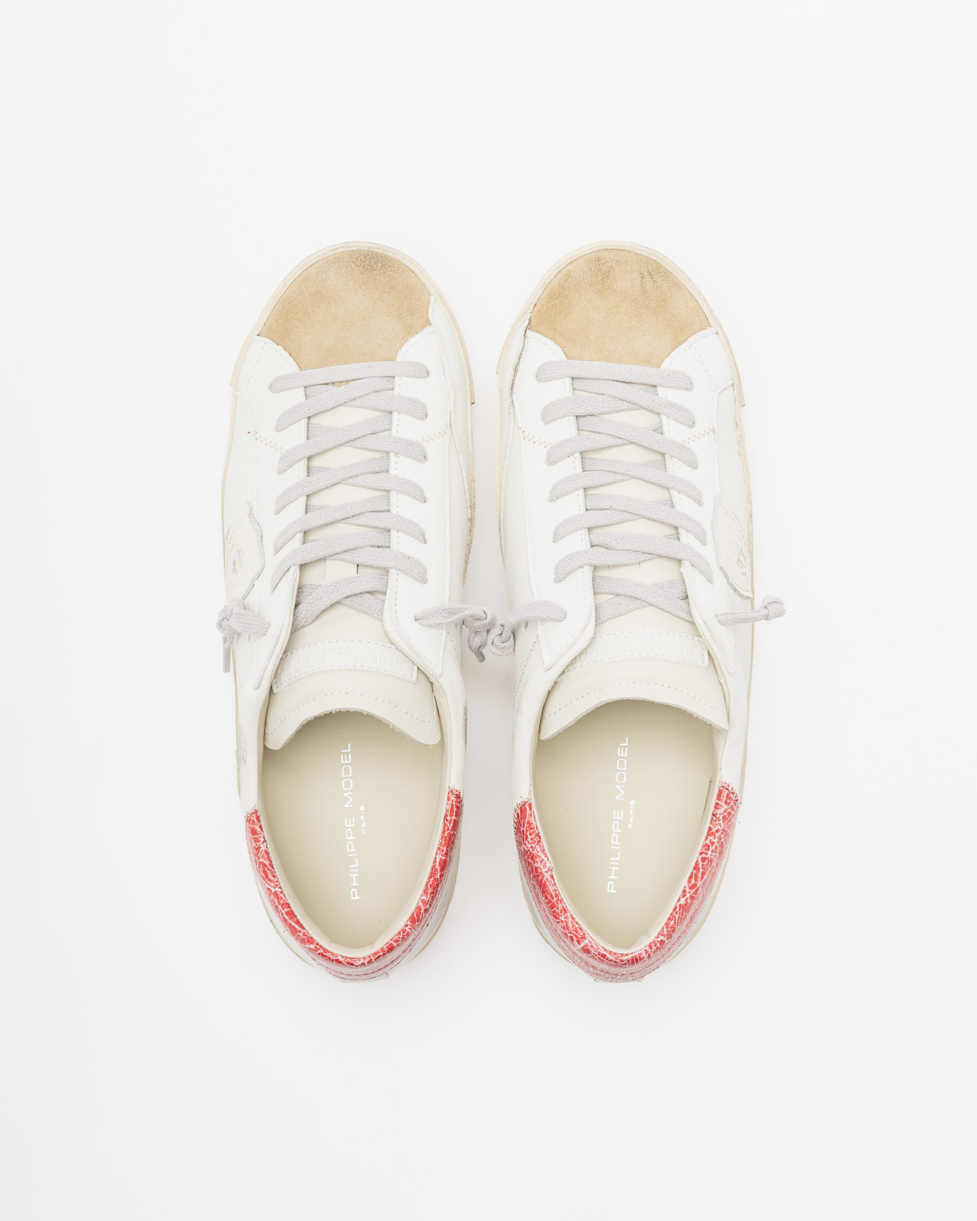 Baskettes blanches Philippe Model