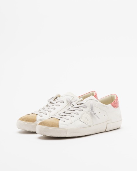 Baskettes blanches Philippe Model