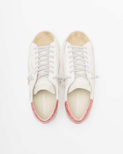 Baskettes blanches Philippe Model