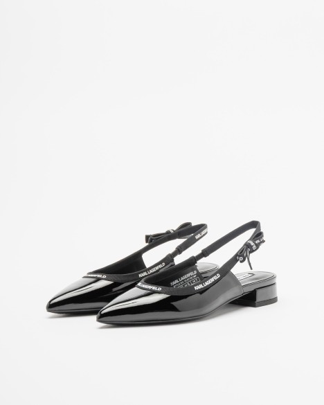 Sapato aberto atr�s Karl Lagerfeld