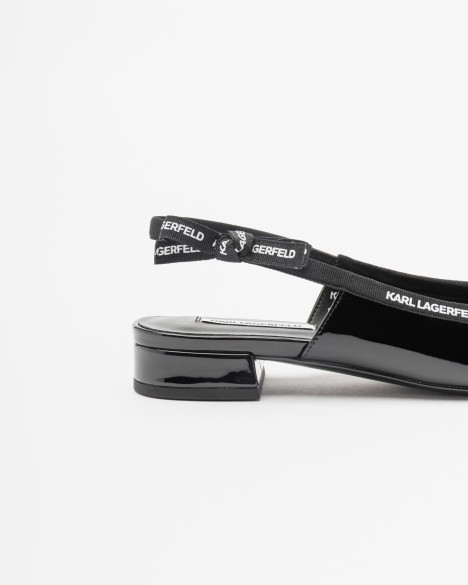 Sapato aberto atr�s Karl Lagerfeld