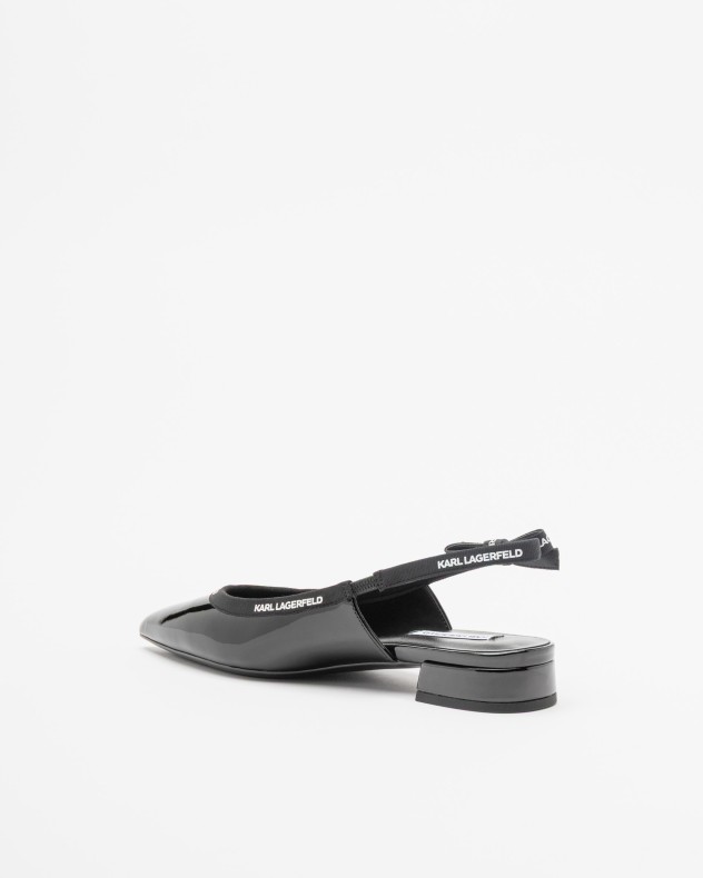 Sapato aberto atrás Karl Lagerfeld