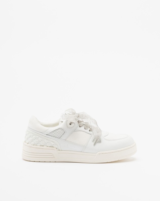 Sapatilhas brancas Love Moschino