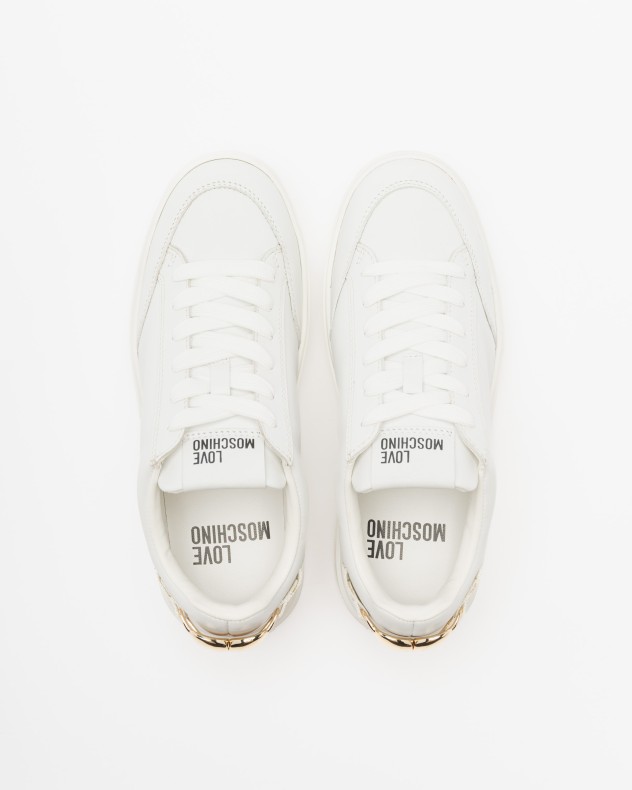 Witte sportschoenen Love Moschino