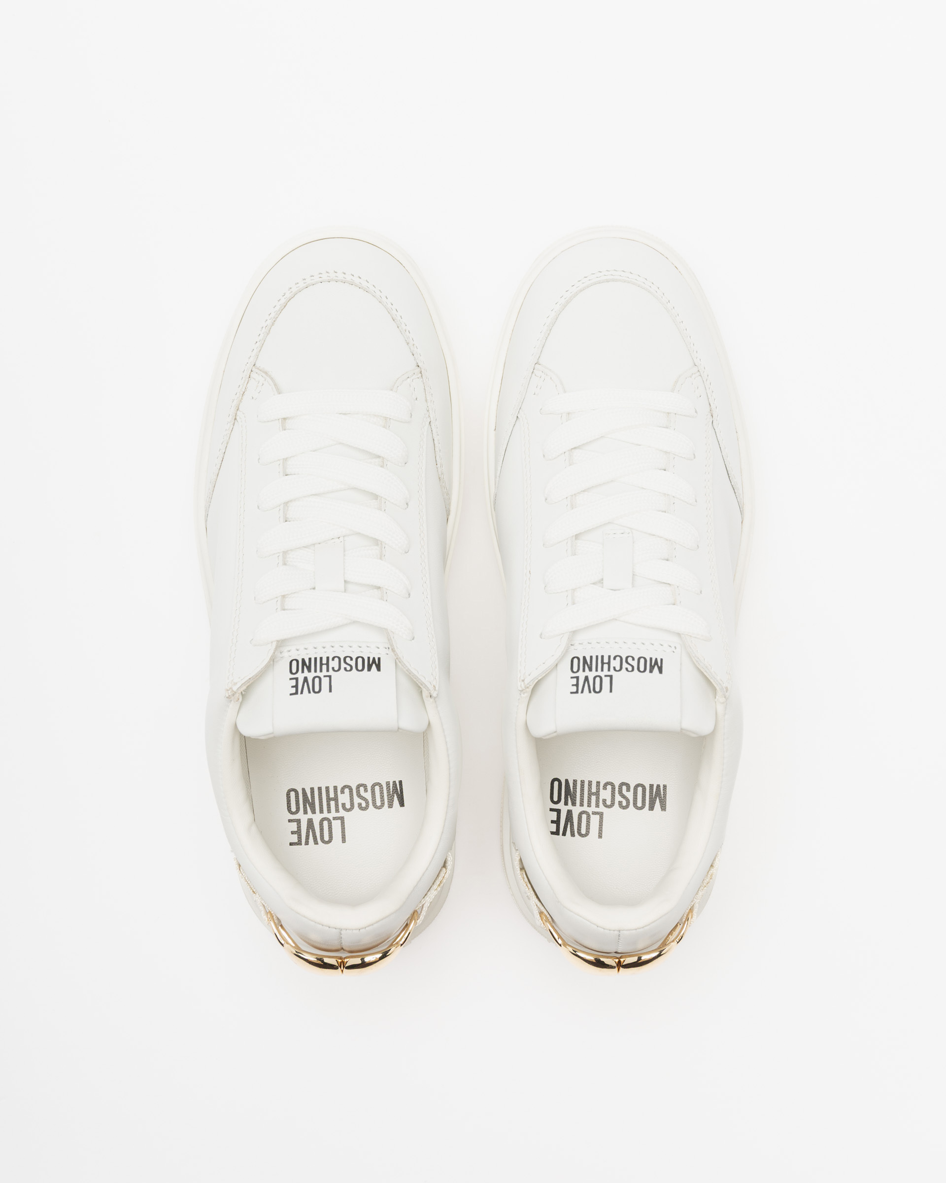 Witte sportschoenen Love Moschino