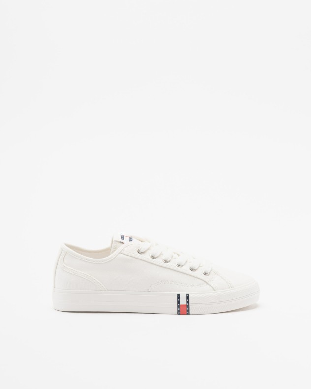 Wei�e Sneakers Tommy Hilfiger Jeans
