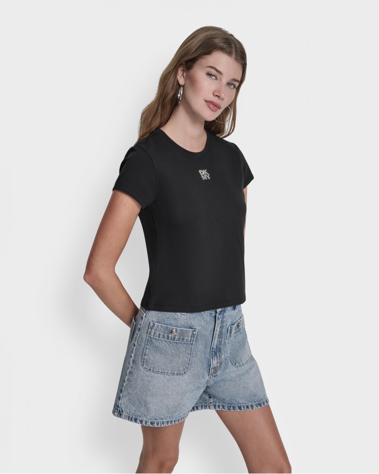 T-shirt Dkny DJ6T1740 Preto - 302-6T1740-01 - PROF
