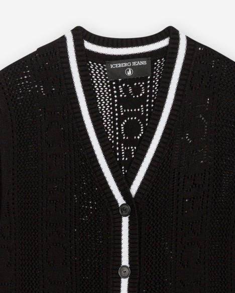 Cappotto lavorato a maglia Iceberg Jeans