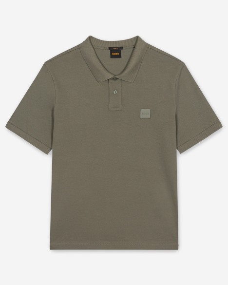 Polo en coton piqu� Boss
