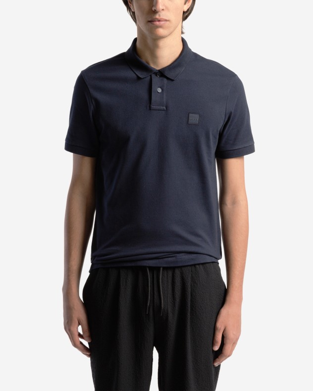 Polo em algodão piquet Boss