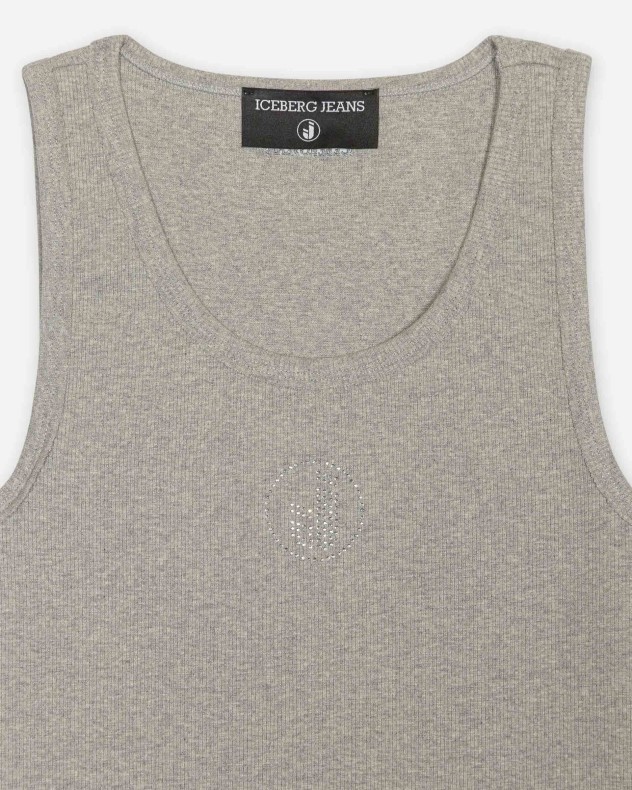 T-shirt manga caveada Iceberg Jeans