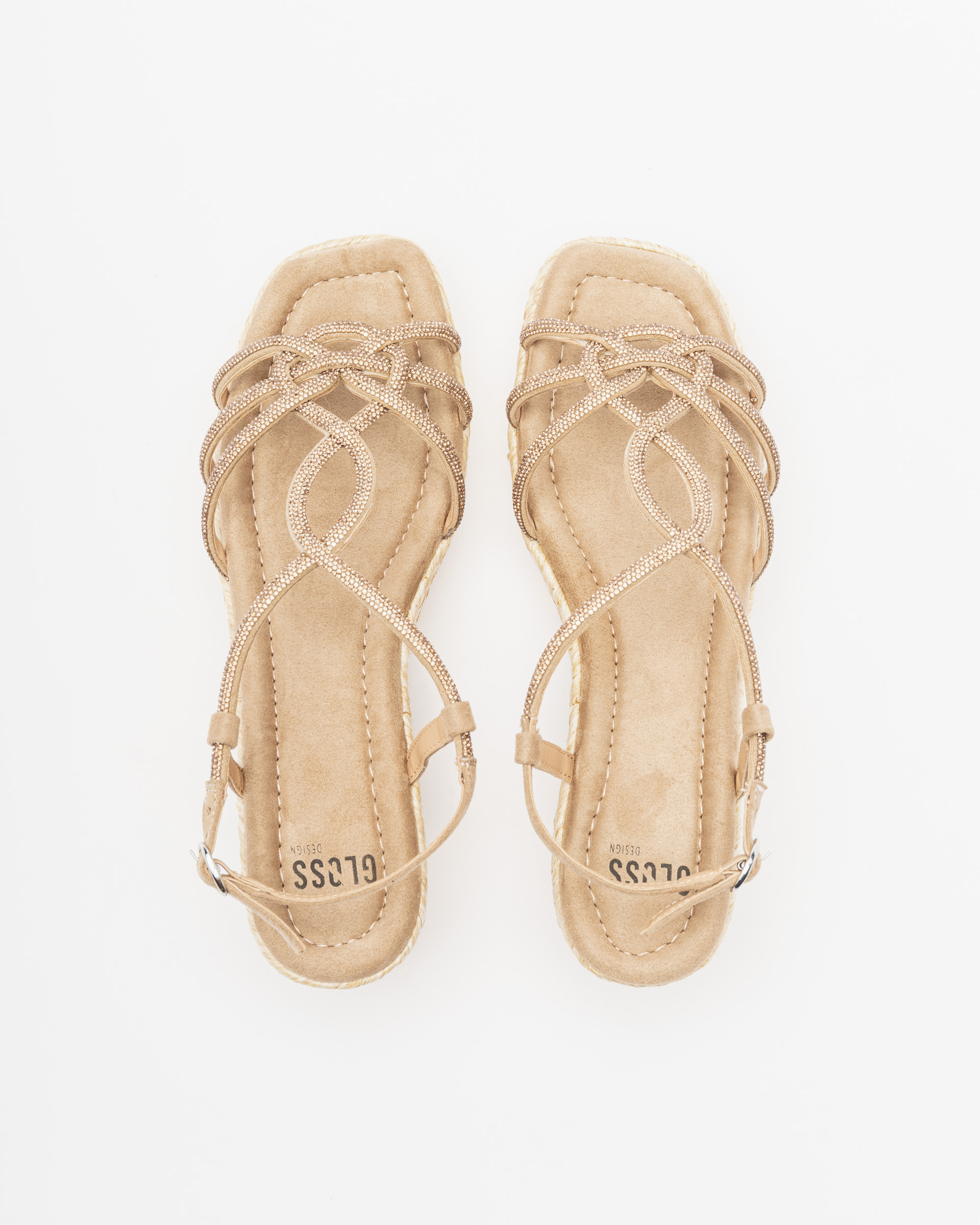 Sandalias con cuña Gloss