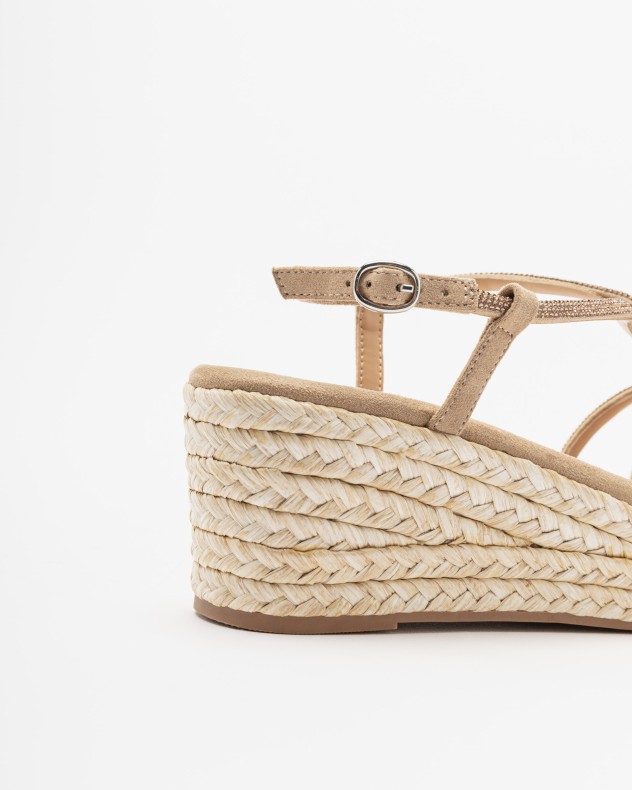 Sandalias con cuña Gloss