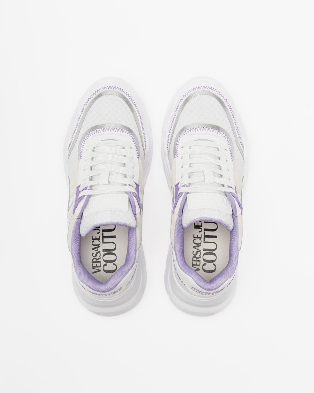 Witte sportschoenen Versace Jeans Couture