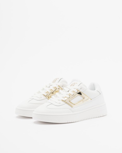 Baskettes blanches Just Cavalli Baskettes blanches Just Cavalli