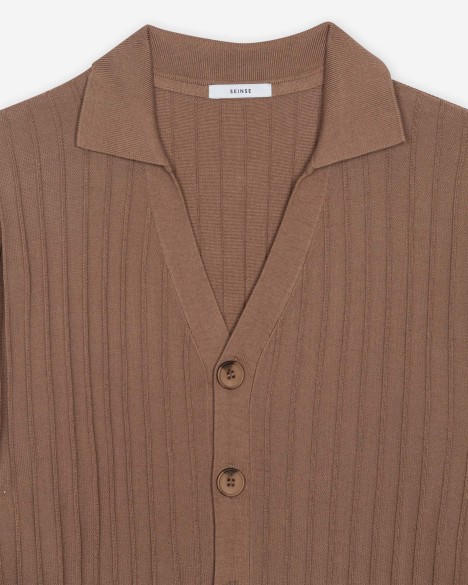 Cappotto lavorato a maglia Seinse