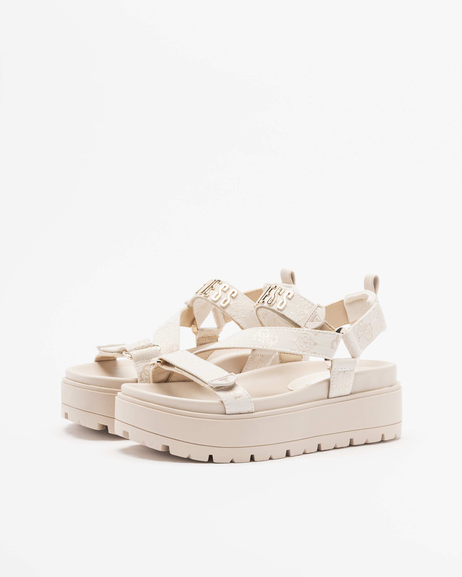 Sandálias de plataforma Guess