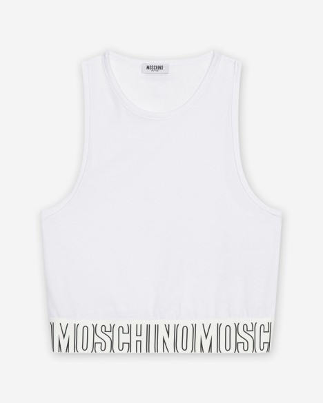 Top Cropped Moschino Active