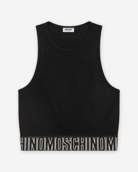 Top cropped Moschino Active