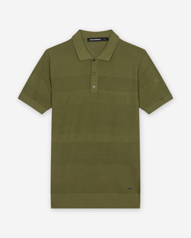 Polo de malha Karl Lagerfeld