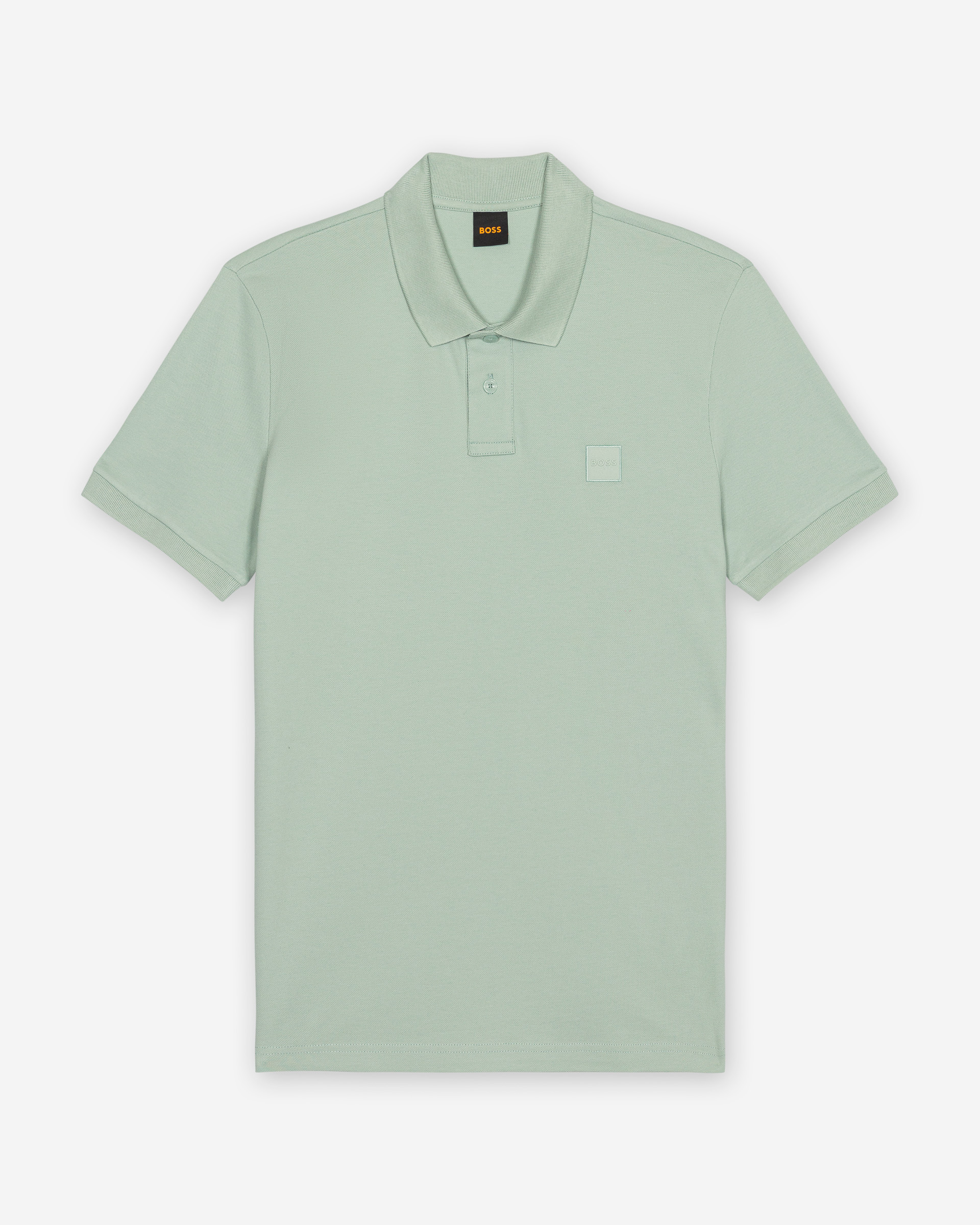 Polo de piqué de algodón Boss