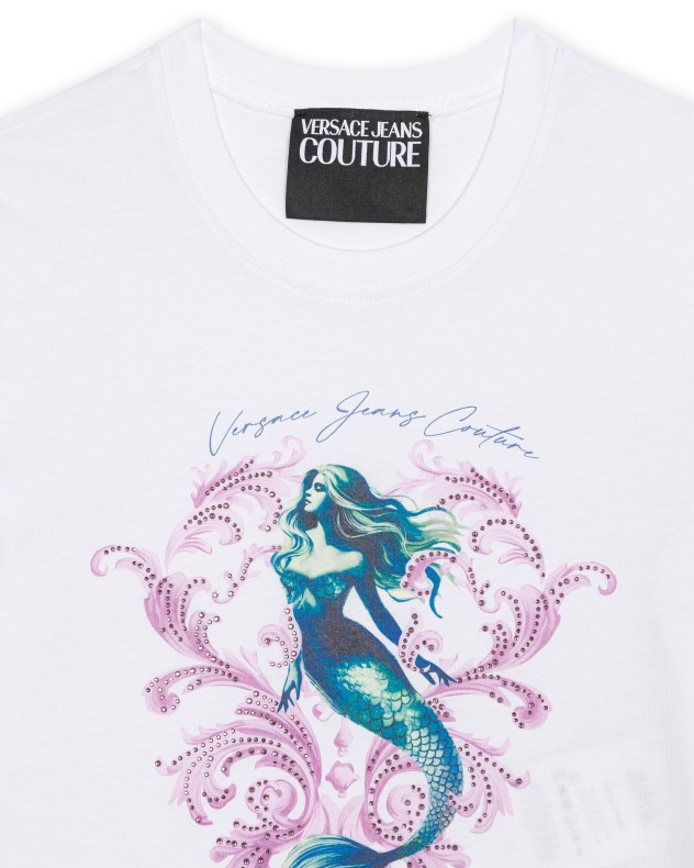 Kort T-shirt Versace Jeans Couture