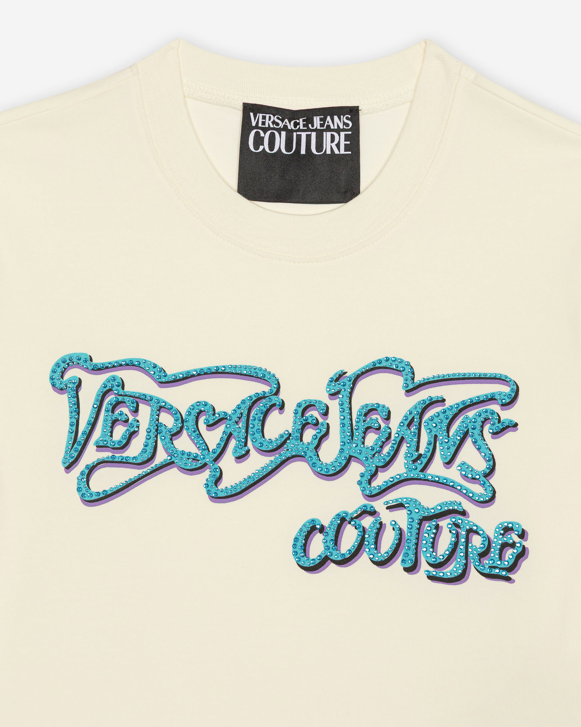 T-shirt crop top Versace Jeans Couture