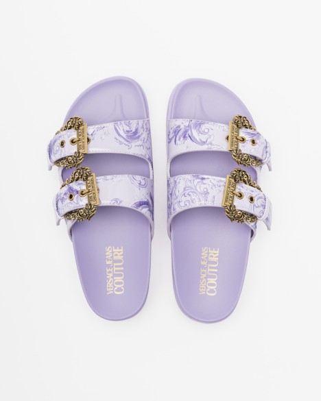 Chinelos de plataforma Versace Jeans Couture Chinelos de plataforma Versace Jeans Couture