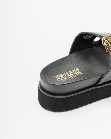 Tongs � plateforme Versace Jeans Couture