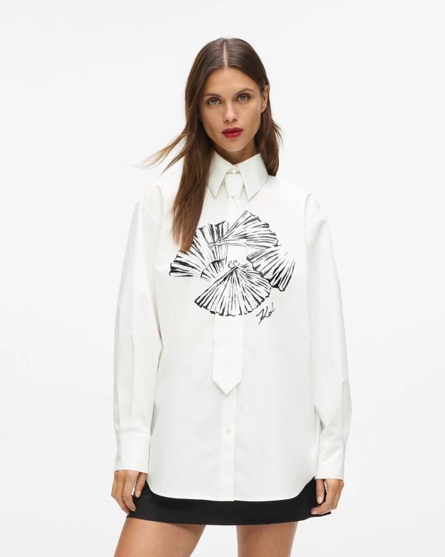 Camisa larga Karl Lagerfeld