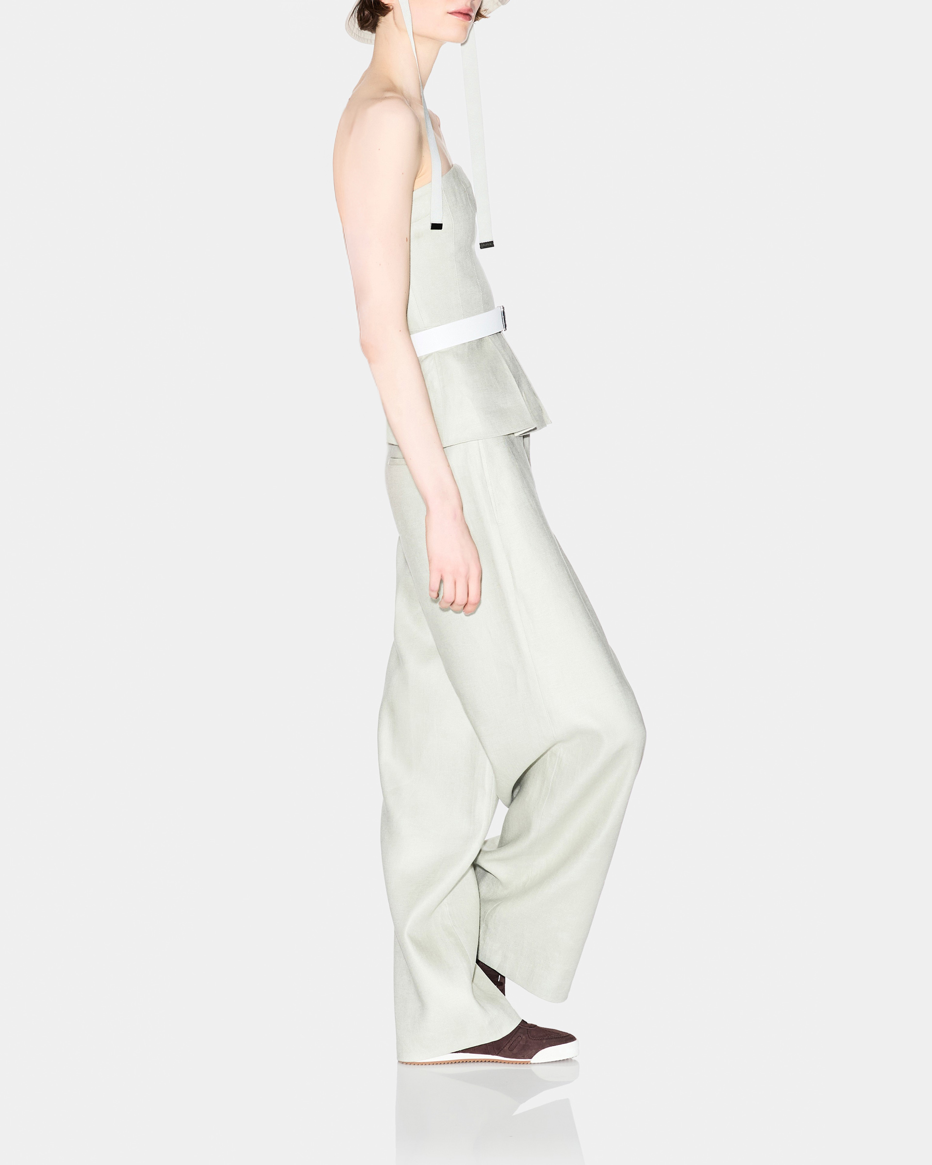 Calças Wide Leg Armani Exchange