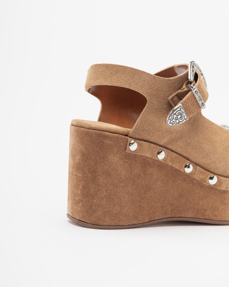 Sandalen met sleehak PROF Sandalen met sleehak PROF