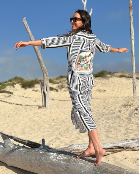 Vestido camiseiro VilaGallo