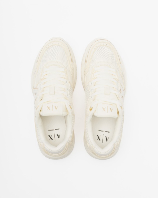 Sapatilhas brancas Armani Exchange