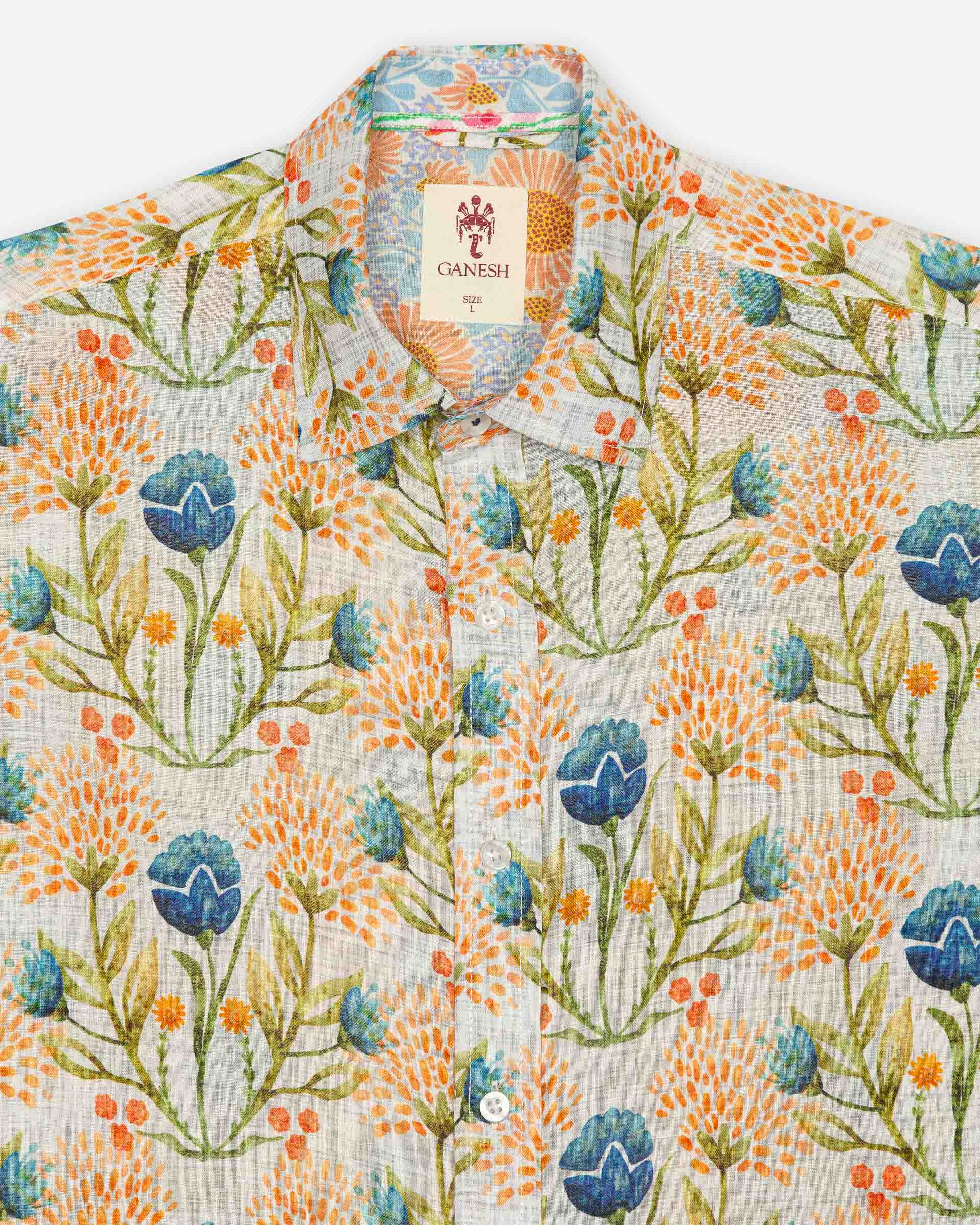 Camisa de linho Ganesh