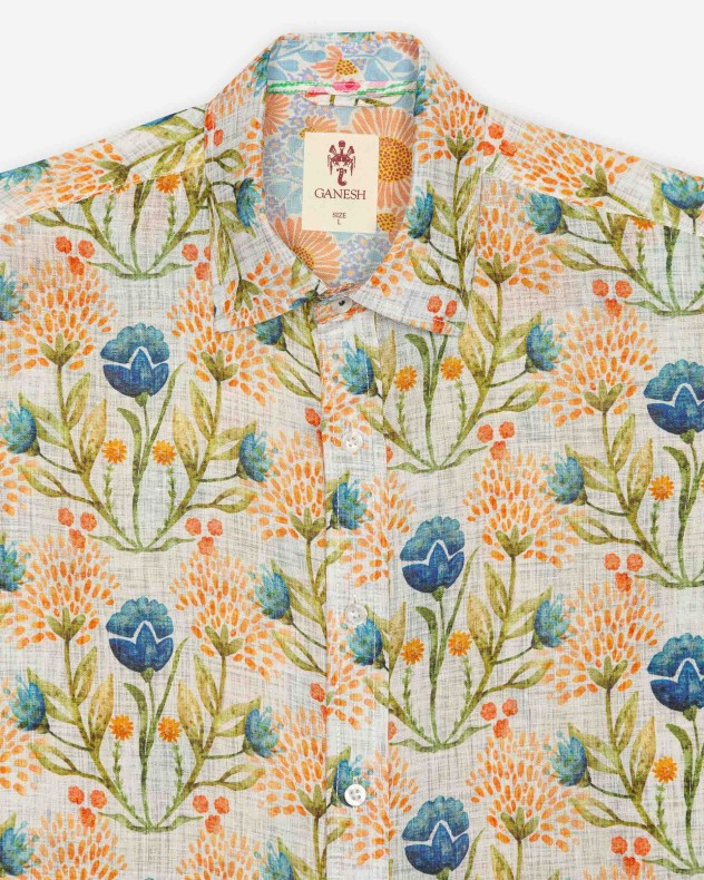 Camisa de linho Ganesh