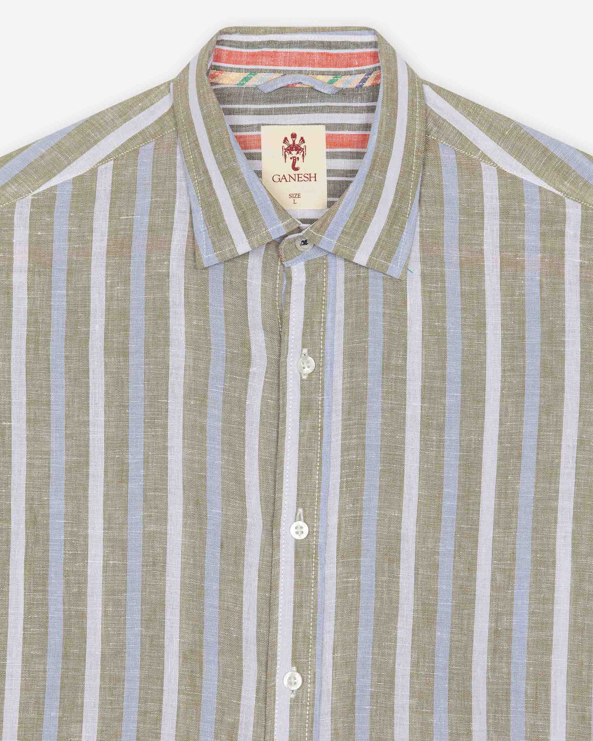 Linnen overhemd Ganesh