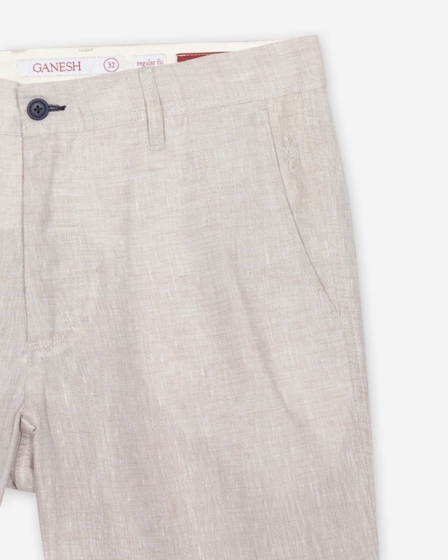 Cal��es de linho Ganesh