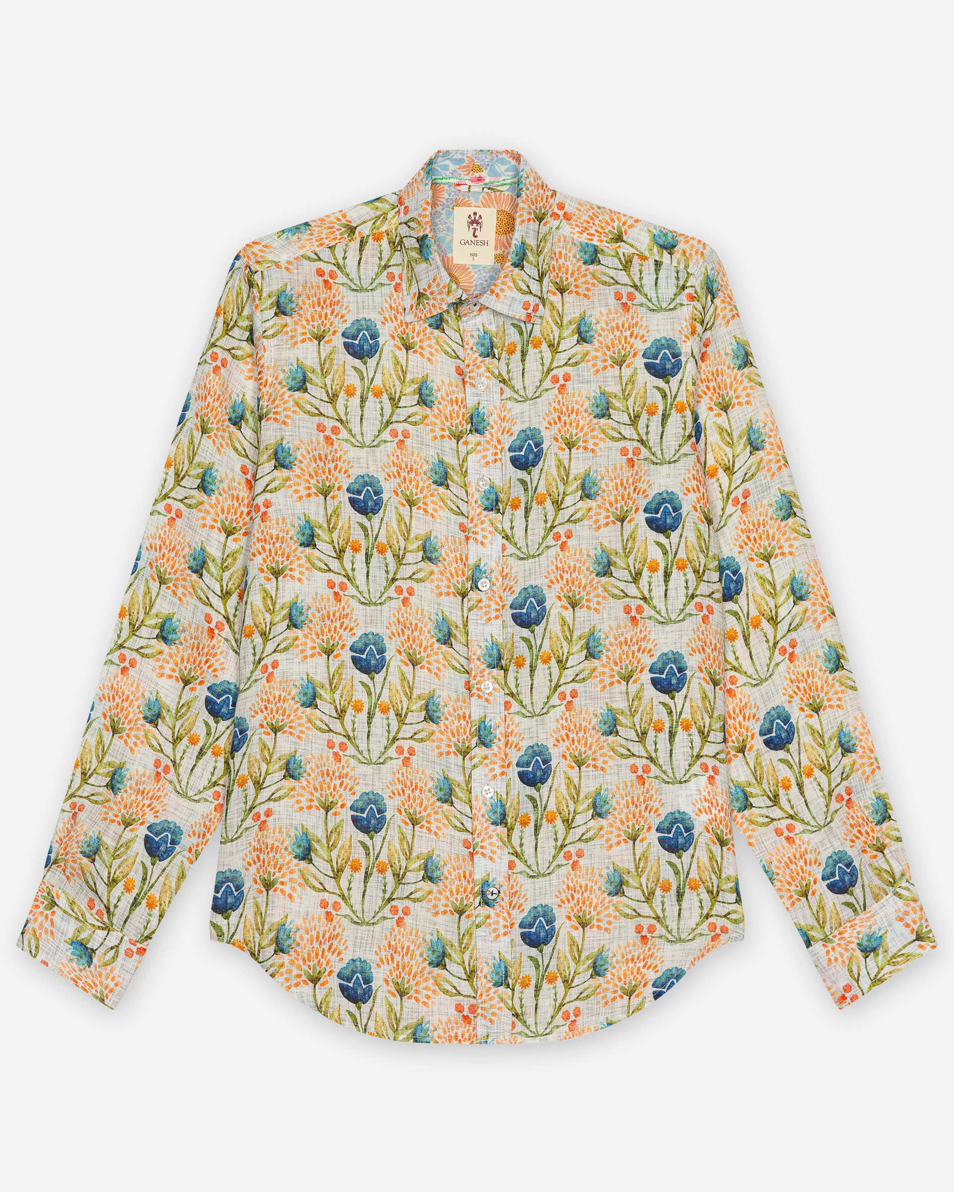 Camisa de linho Ganesh