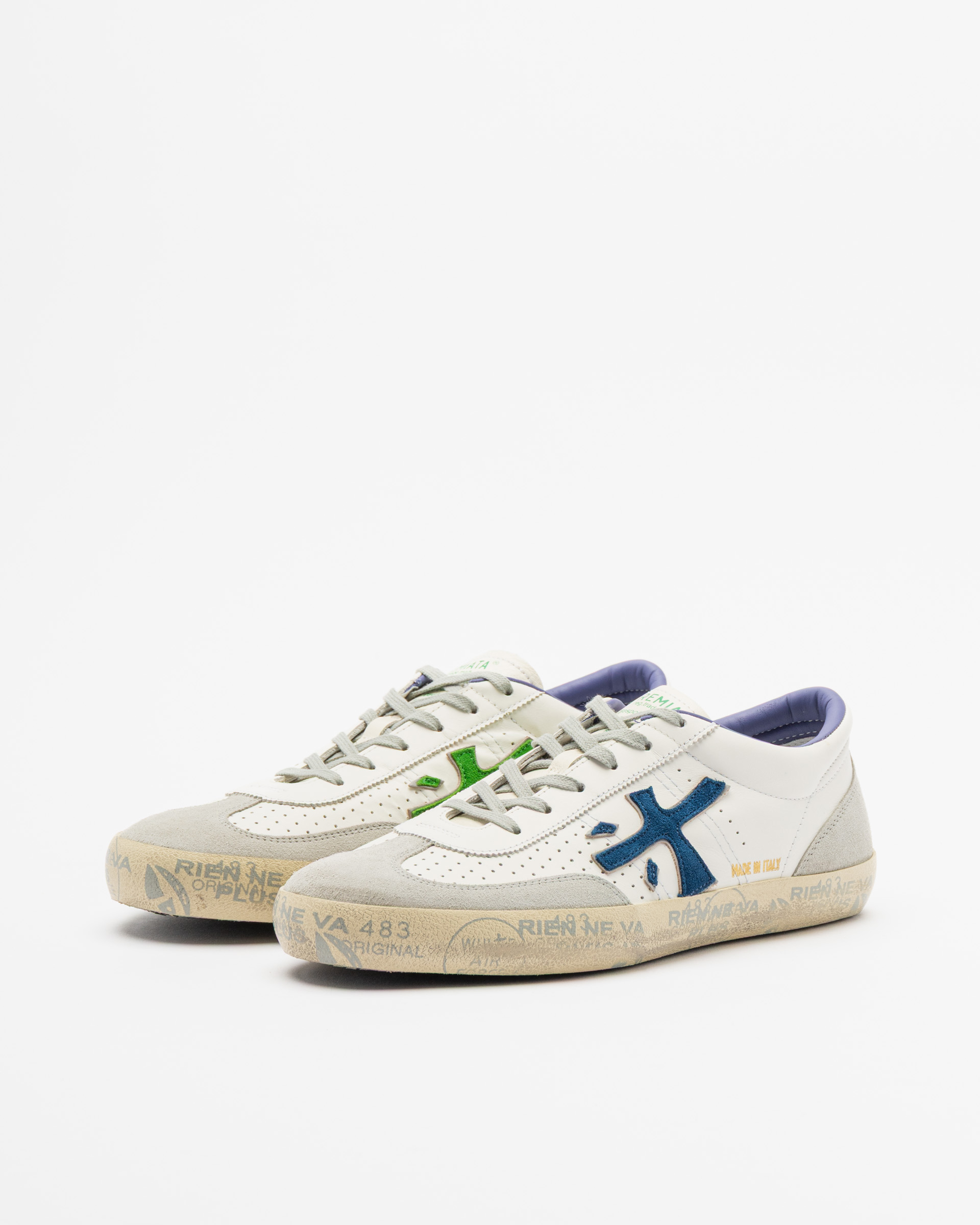 Baskettes blanches Premiata