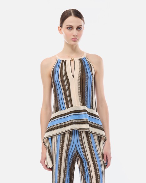 Top de malha sem mangas Nenette