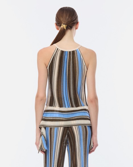 Top de malha sem mangas Nenette